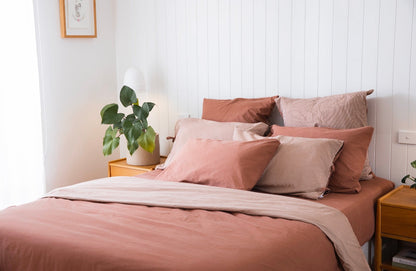 Cloud Cotton Duvet Cover Terra