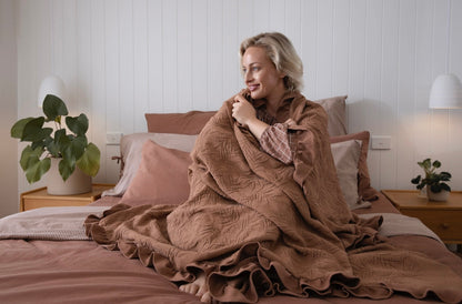 Cloud Cotton Duvet Cover Terra