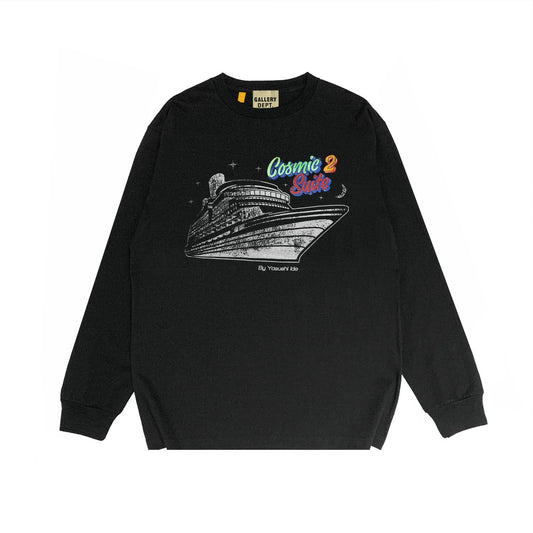 Gallery Dept Long Sleeved Shirt Fashion Brand Long Sleeve Long-Sleeved T-shirt Blouse