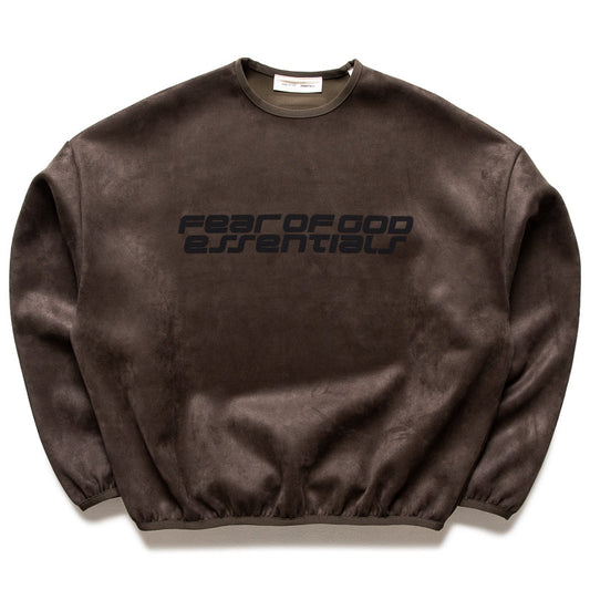Fear Of God Essentials Modern Crewneck Sweatshirt - Brown