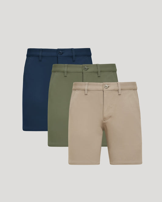 The Staple 9" Chino Shorts 3-Pack