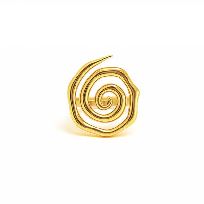 Sunset Spiral Ring