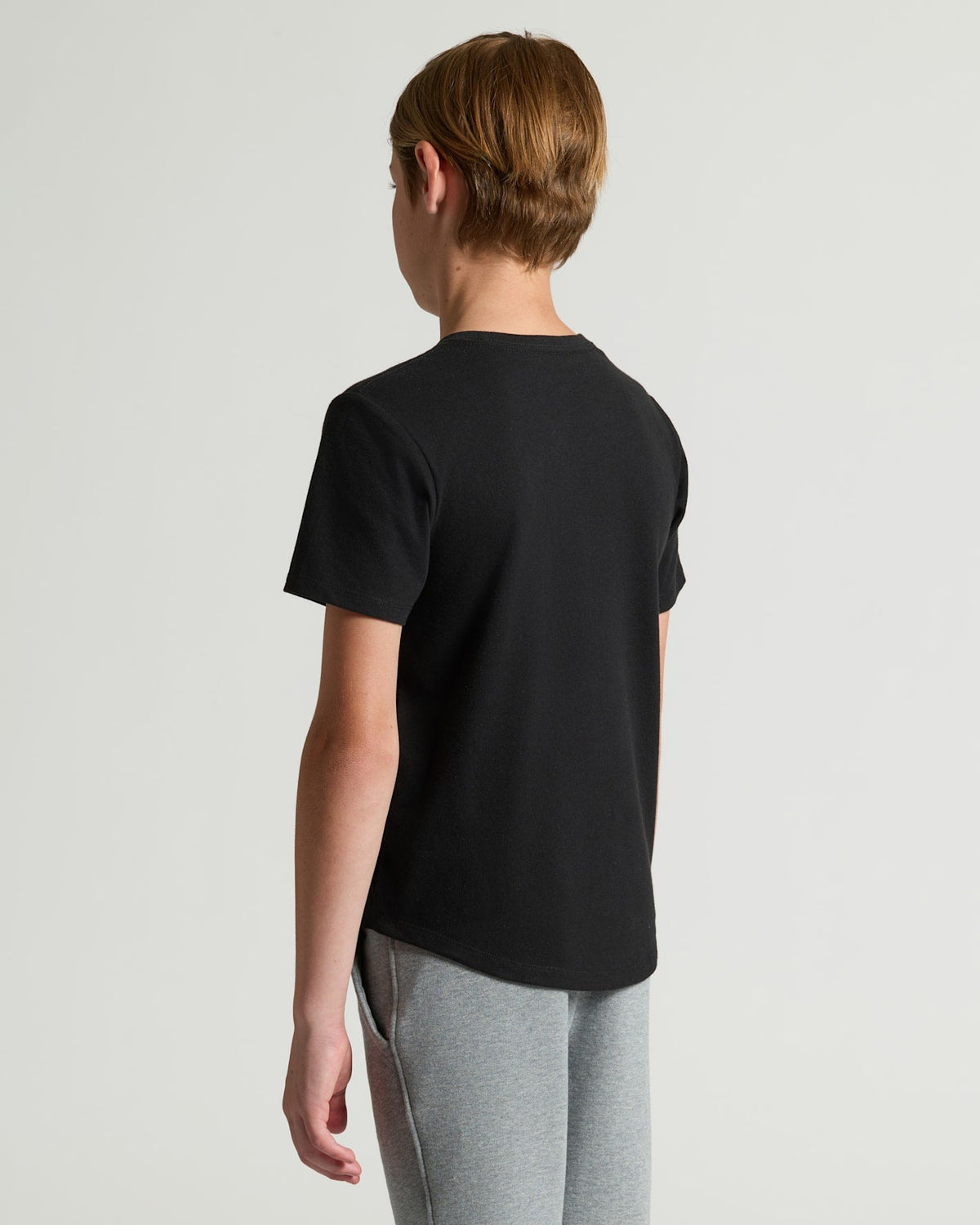 Boys' Classic Curved Hem Crew Neck 3-Pack