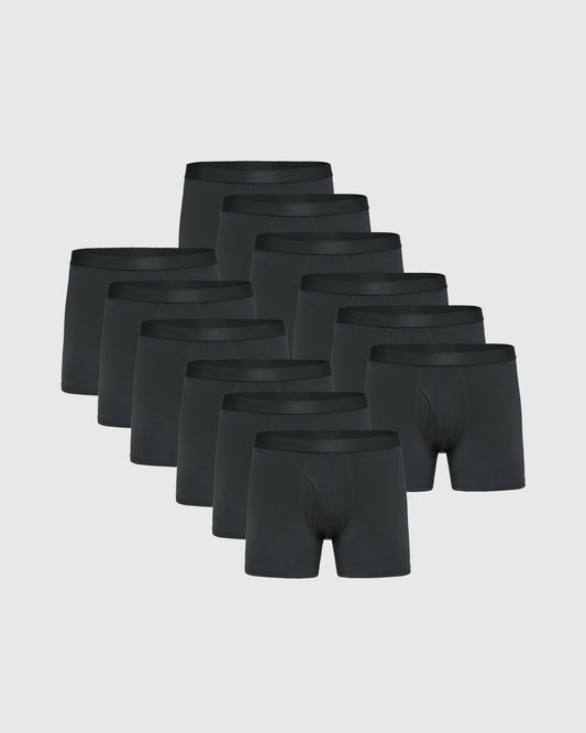 Carbon Boxer Trunks W/ Fly 12-Pack