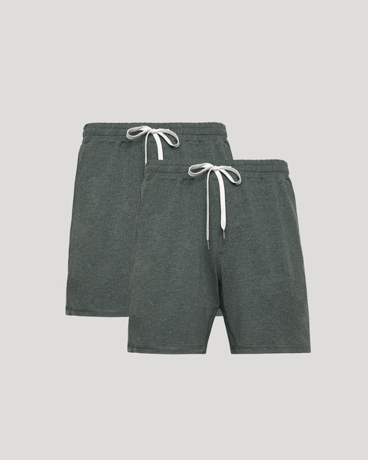 Charcoal Active Comfort Shorts 2-Pack