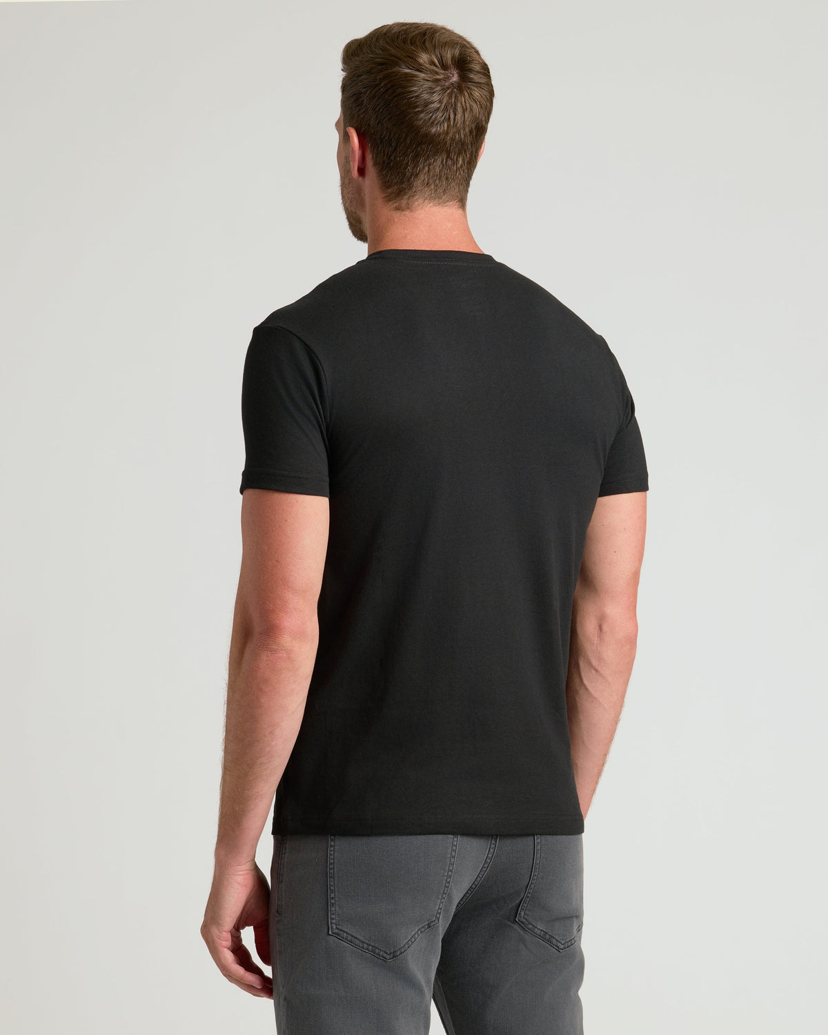 Black Classic Crew Neck