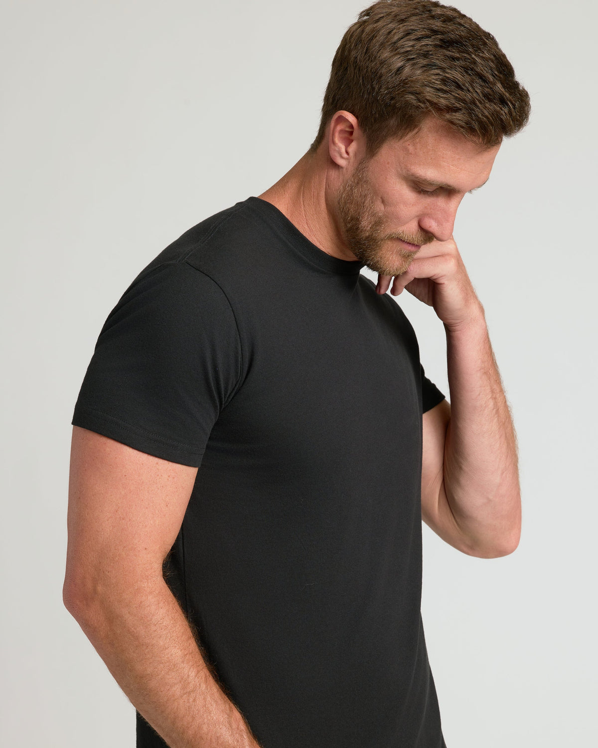 Black Classic Crew Neck