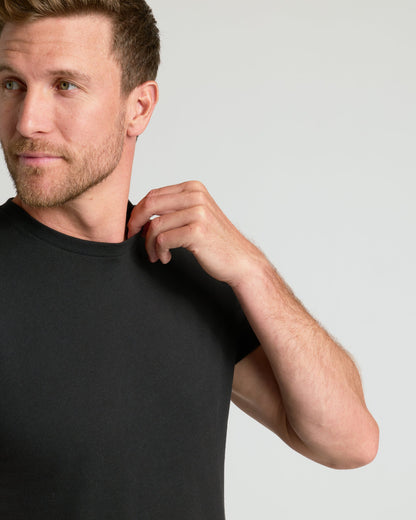 Black Classic Crew Neck