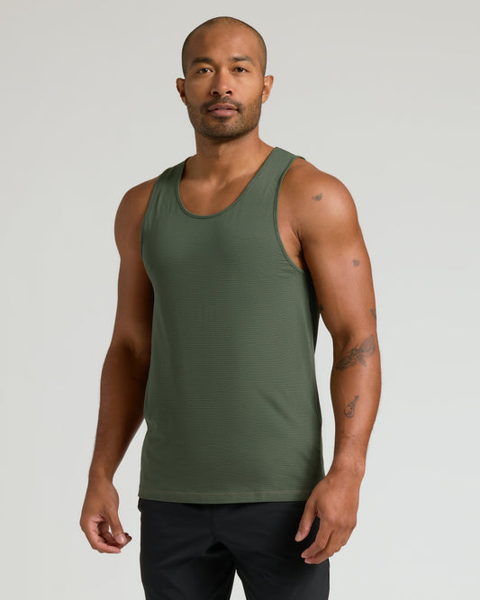Kelp Sleeveless Active Mesh Tank
