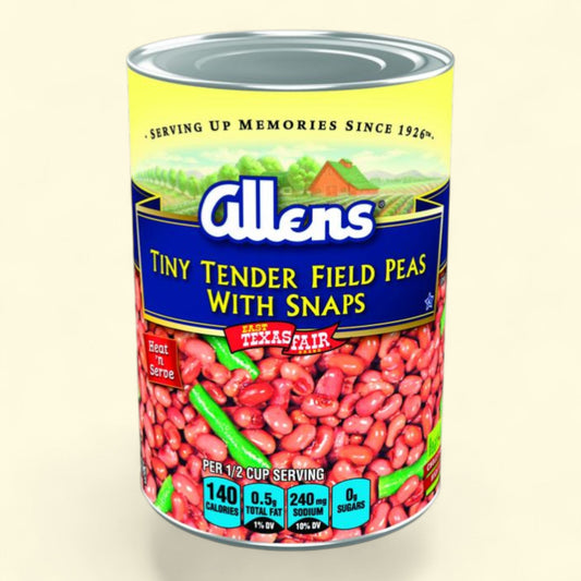 Allens Tiny Tender Field Peas with Snaps, 15.5 oz