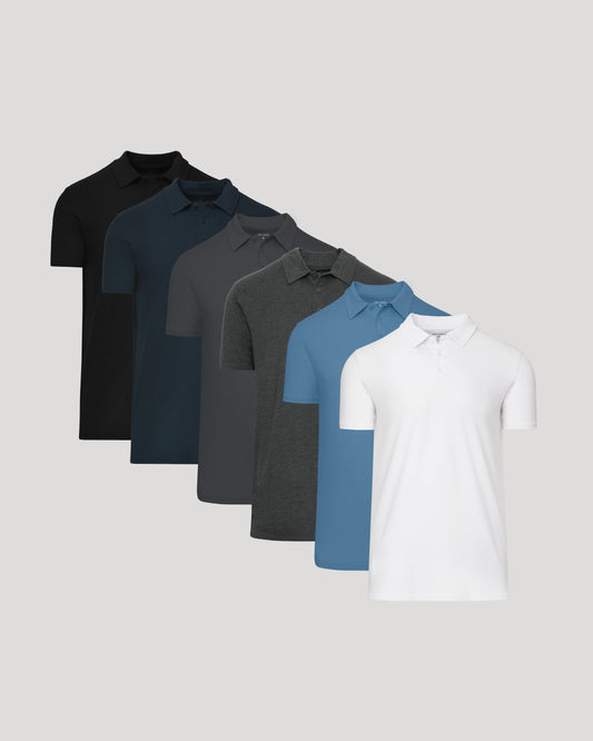 Tall Classic Polo 6-Pack