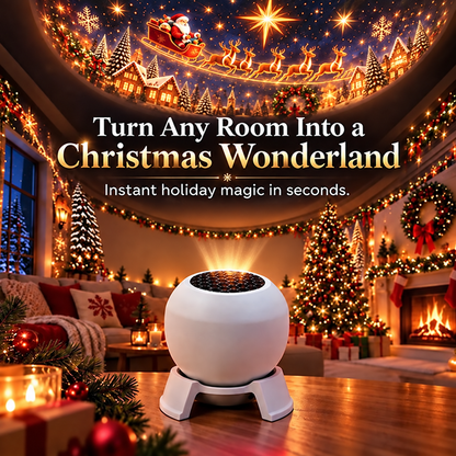 🎅 Christmas Projection Night Light – Create a Magical Holiday Wonderland