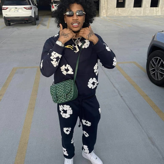 Denim Tears Men's Outfit: Hoodie/Pants (Separate Purchase Options)