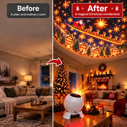 🎅 Christmas Projection Night Light – Create a Magical Holiday Wonderland