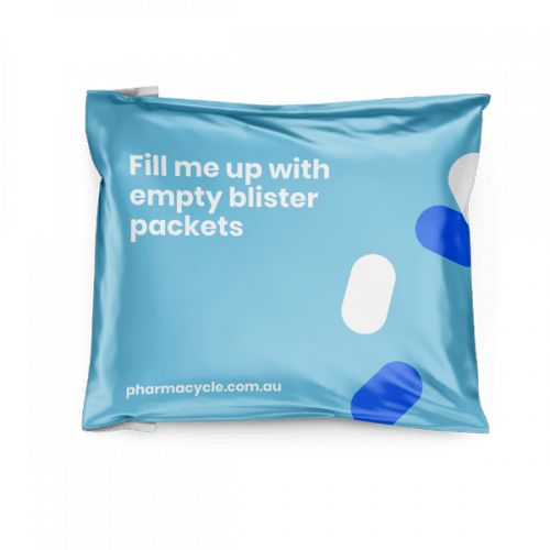 Blister Pack Recycling Satchel by Pharmacycle