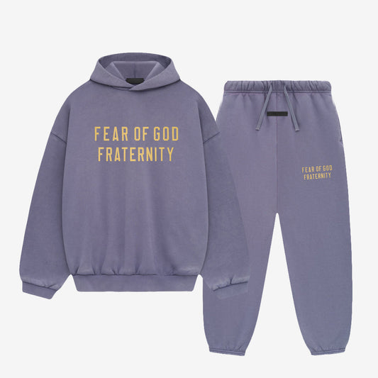 FW24 Fraternity Hoodie / Pants / Set - Purple