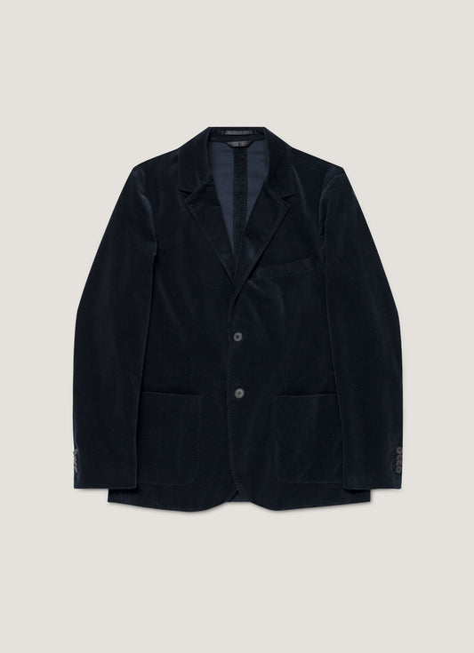 Mens Corduroy Blazer In Navy Mjac7179 Buaa