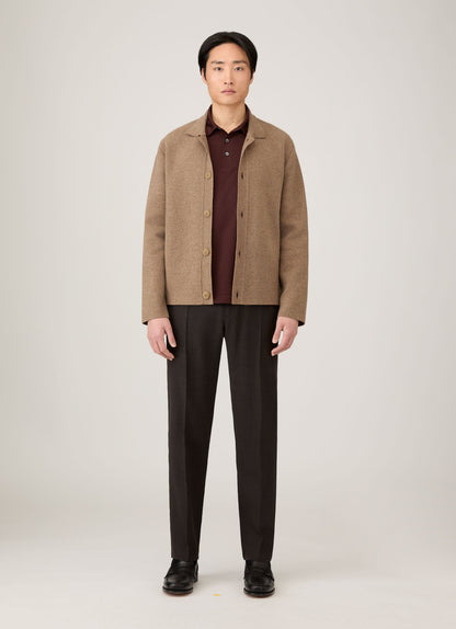 Mens Double Faced Jacket In Mink Mjac8289 Brgb