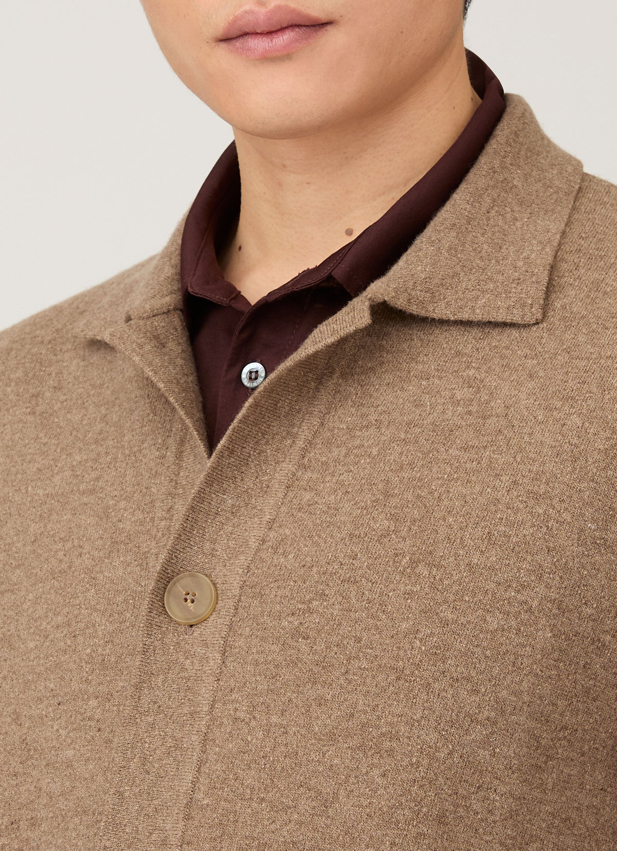 Mens Double Faced Jacket In Mink Mjac8289 Brgb