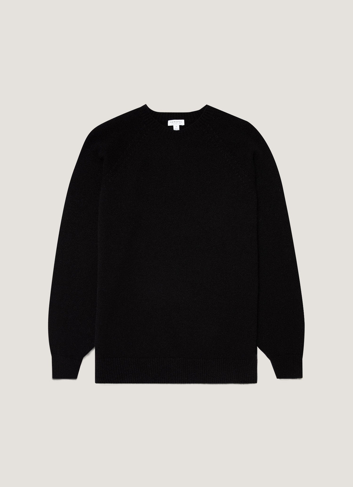 Men S Crew Neck Sweater In Black
