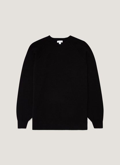 Men S Crew Neck Sweater In Black