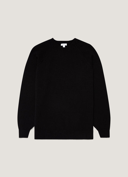 Men S Crew Neck Sweater In Black