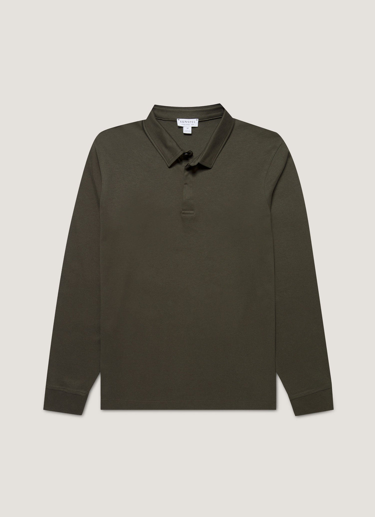 Mens Heavyweight Rugby Polo Shirt In Dark Green Mpol1066 Gnin