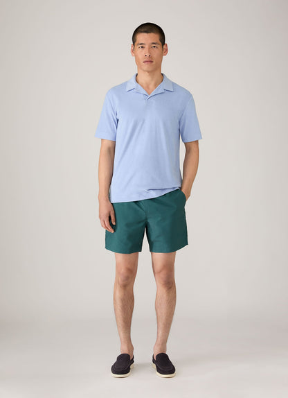 Mens Drawstring Swim Shorts In Forest Mshr3705 Gnjd