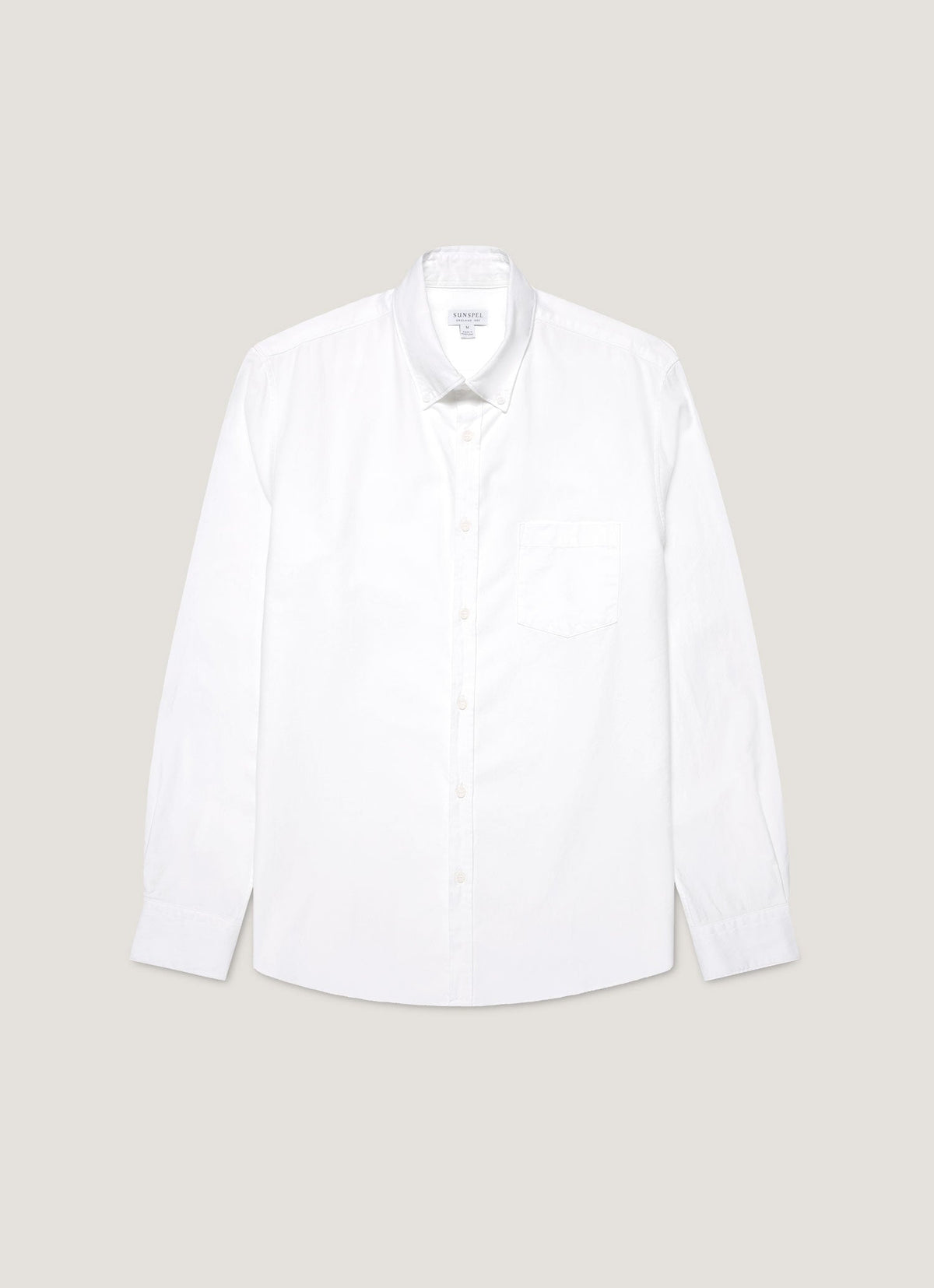 Mens Button Down Oxford Shirt In White Msht2107 Whaa