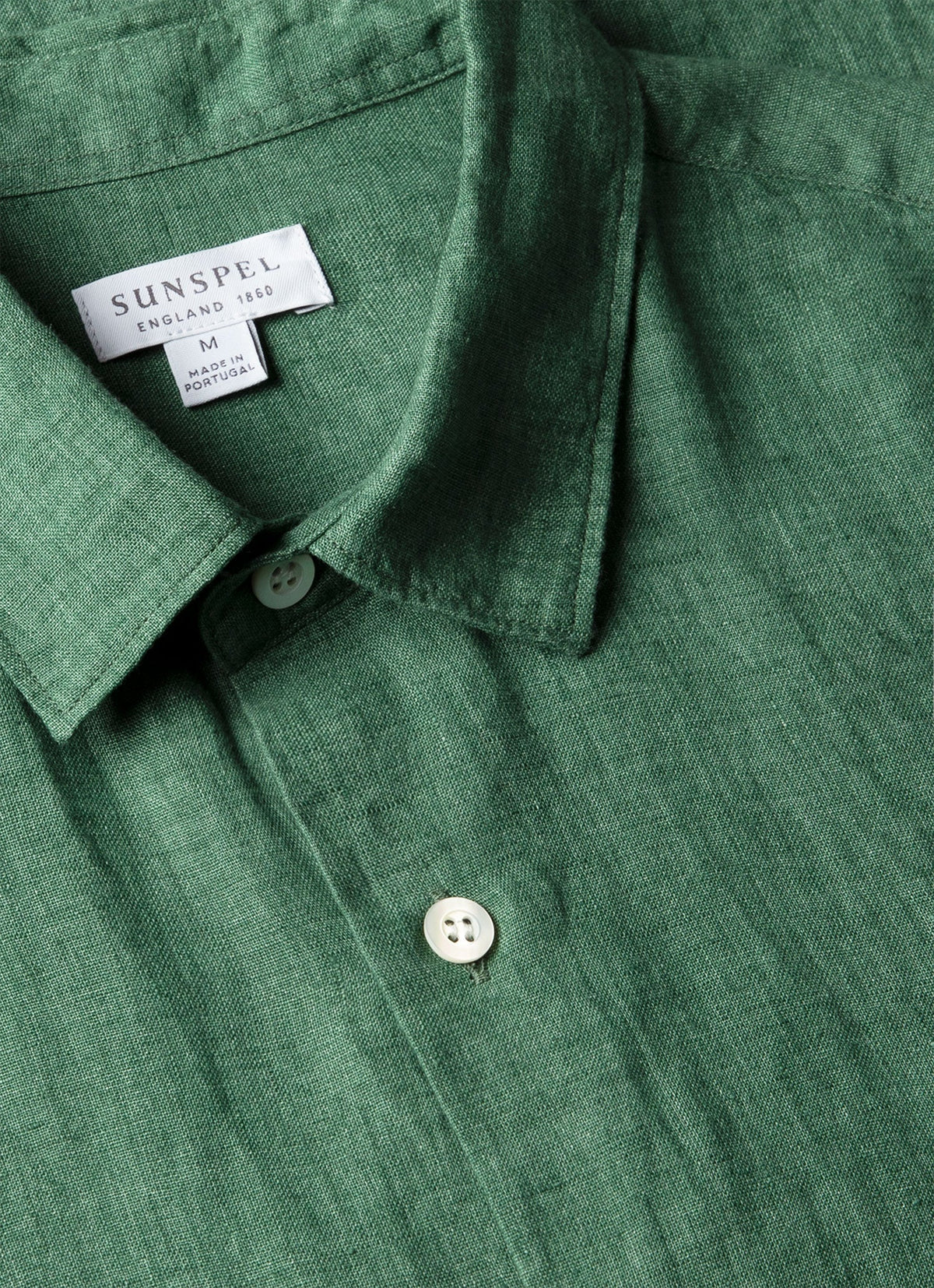 Mens Short Sleeve Linen Shirt In Bright Green Msht2119 Gnjc