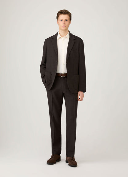 Mens Cotton Cashmere Shirt In Warm White Msht2120 Whig