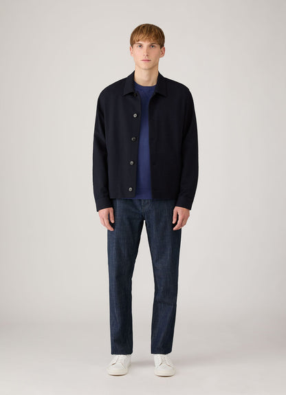 Mens Loopback Sweatshirt In Ink Blue Mswe1516 Buwx