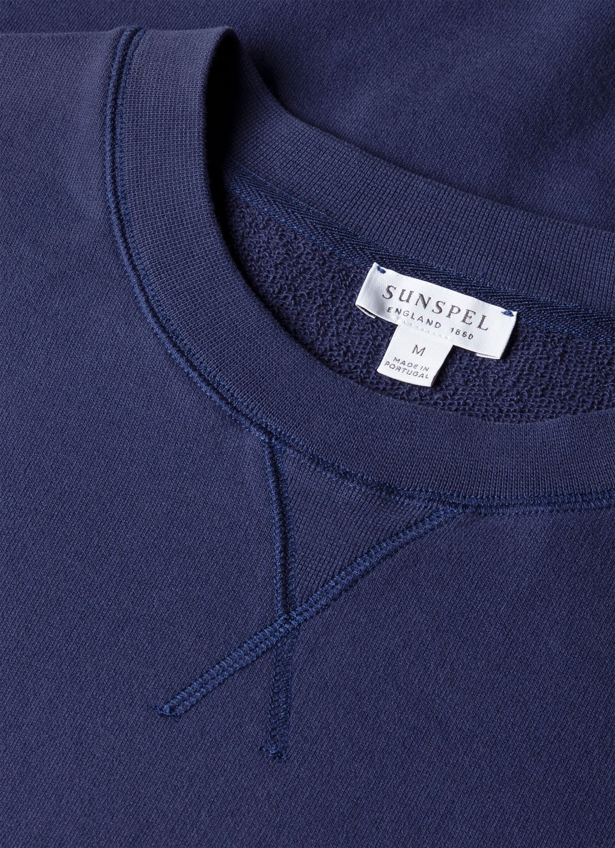 Mens Loopback Sweatshirt In Ink Blue Mswe1516 Buwx