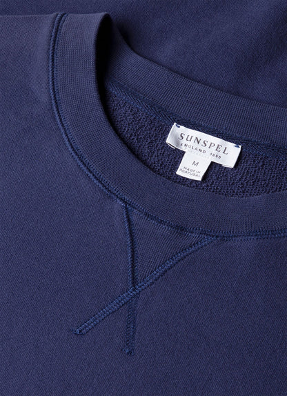 Mens Loopback Sweatshirt In Ink Blue Mswe1516 Buwx