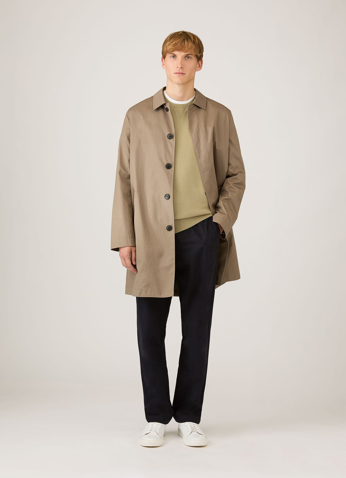 Mens Loopback Sweatshirt In Pistachio Mswe1516 Gnix