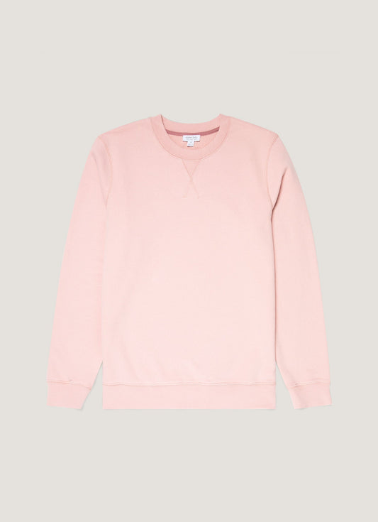 Men's Loopback Sweatshirt in Shell Pink
