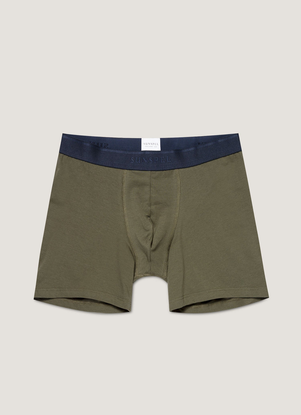 Mens Cotton Stretch Boxer Briefs In Khaki Mtru4614 Gngy