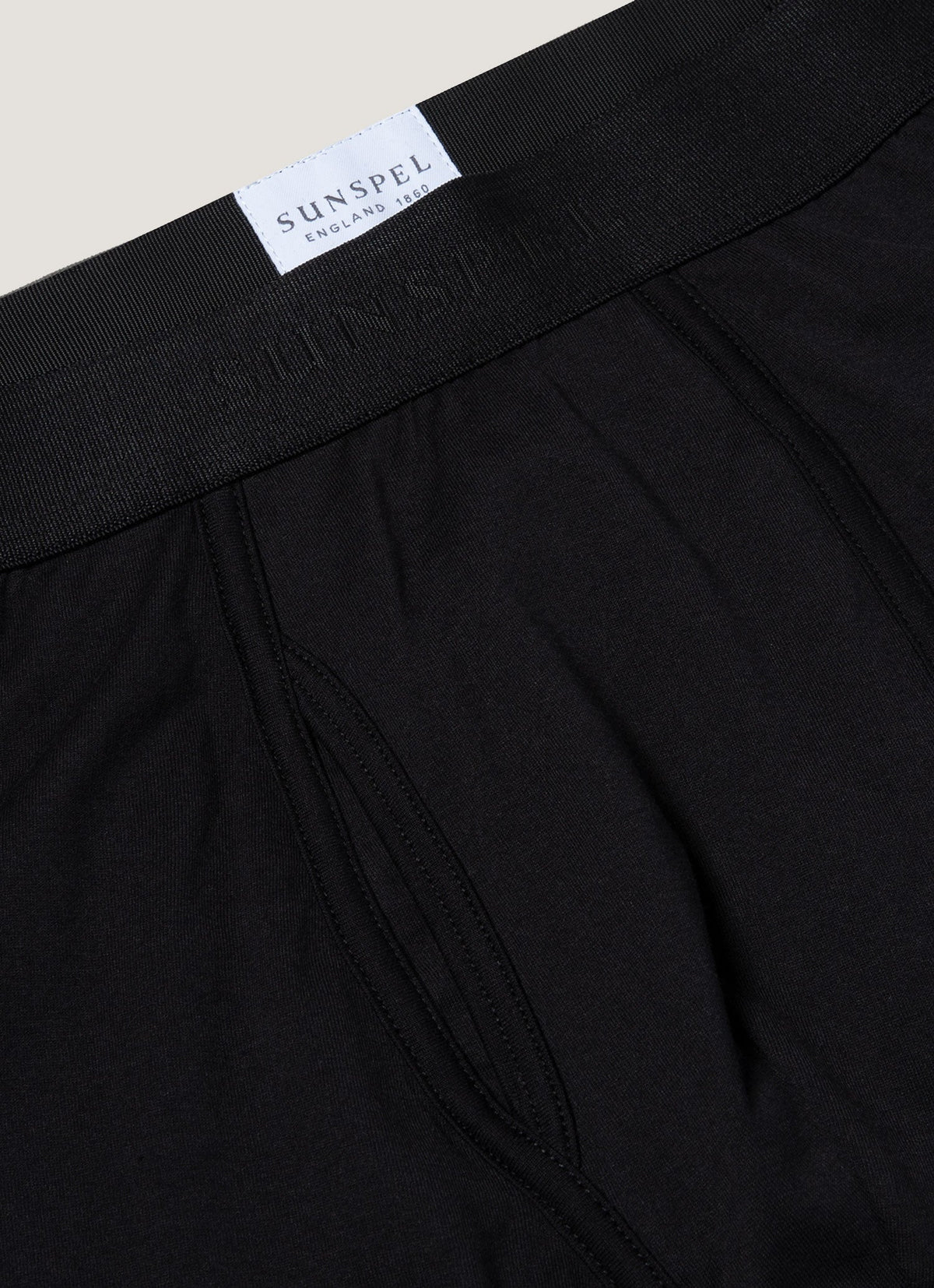 Mens Superfine Cotton Trunks In Black