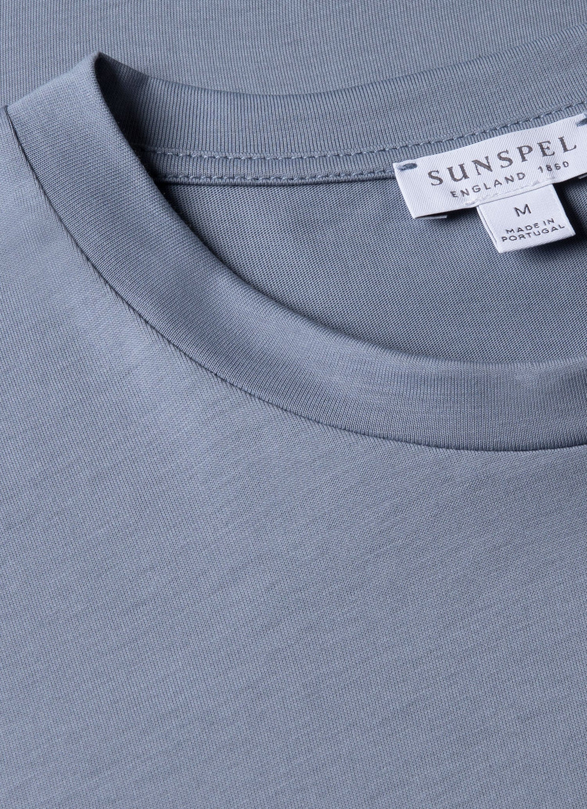 Mens Riviera Midweight Tshirt In Vintage Blue Mtsh0007S Buwb