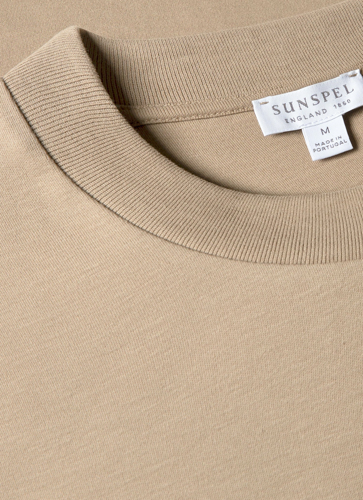 Mens Relaxed Fit Heavyweight Tshirt In Mink Mtsh0181 Brgb