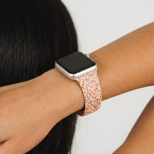 Peony Bow Apple Watch Strap