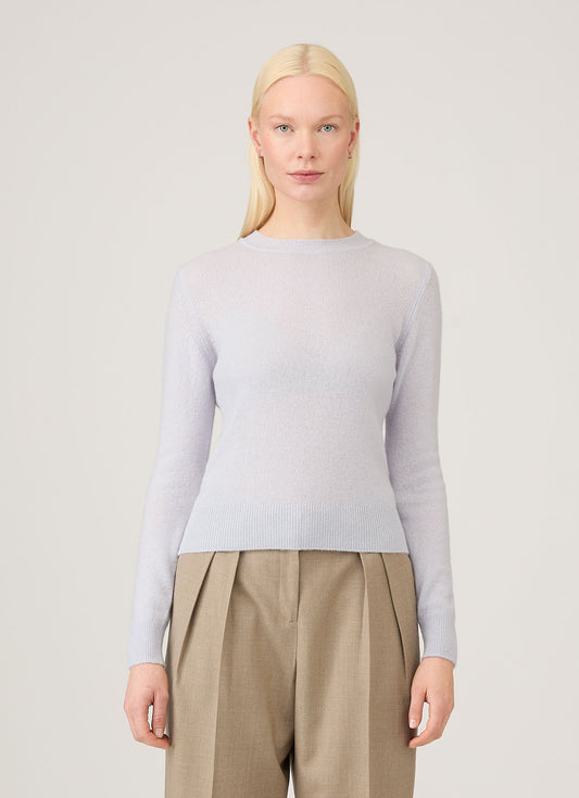 Women's Cashmere Jumper in Ice Blue