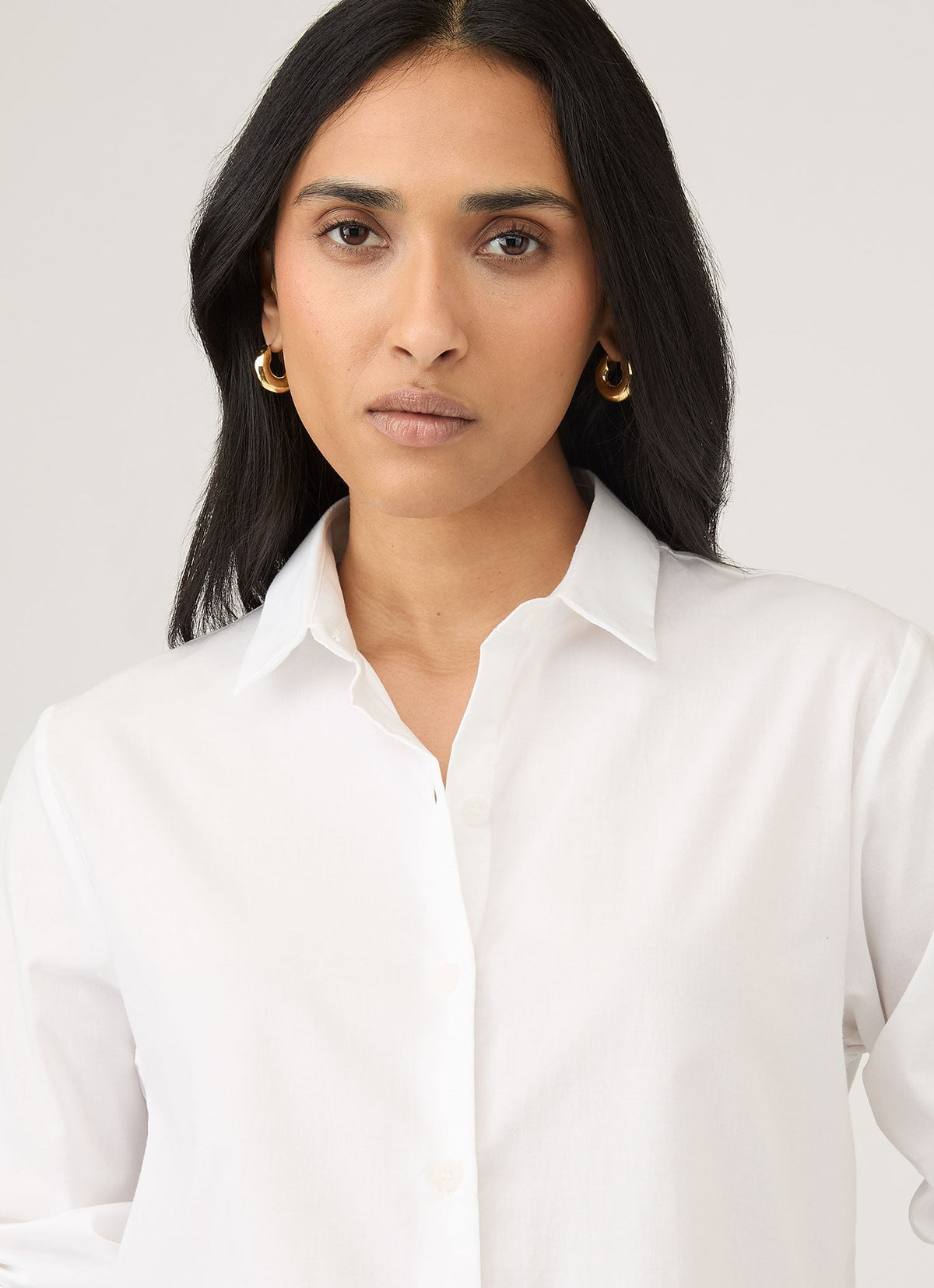 Womens Cotton Shirt White Wsht2015